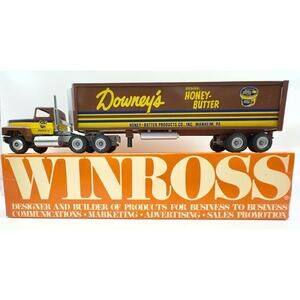 Winross Vintage Die Cast Semi - Downey's Original Honey-Butter  - 1/64